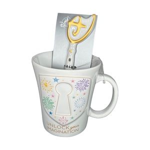 2021 Disney Parks Unlock Your Imagination Coffee Mug with Spoon